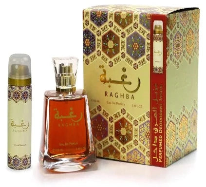 Raghba EDP 100ml + Deodorant by Lattafa