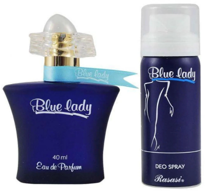 Blue Lady EDP 40ml + Deodorant by Rasasi