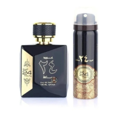 Oud 24 Hours Hours EDP 100ml + Deodorant by Ard Al Zaafaran